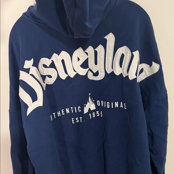 Disneyland Blue Zip Up Hoodie - Picture 2 of 4